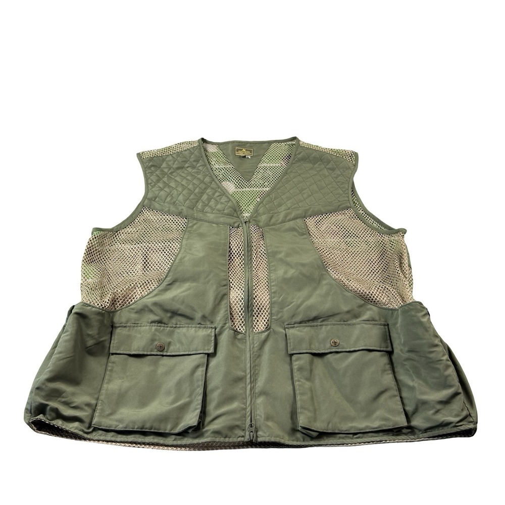 KEVINS Plantation Collection Green Hunting Mesh Vest Size 3XLT